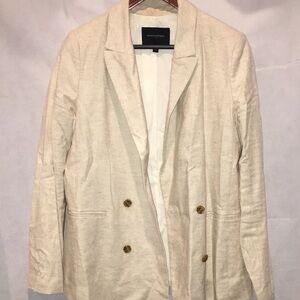 Banana Republic Linen Cotton Blend Blazer | Size 10
